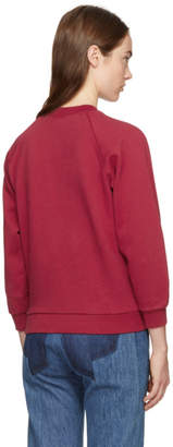 MAISON KITSUNÉ Red Fox Head Patch Sweatshirt