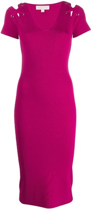 MICHAEL Michael Kors Ribbed Knitted Dress