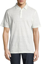 Thumbnail for your product : Peter Millar Summertime Linen Polo Shirt, White