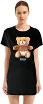 Moschino Underwear Teddy Bear Cotton Jersey Maxi T-Shirt