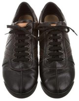 Thumbnail for your product : Louis Vuitton Leather Low-Top Sneakers