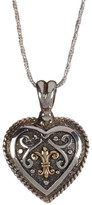 Thumbnail for your product : Dani G Jewelry 14K Gold & Sterling Silver Fleur De Lis Heart Pendant Necklace
