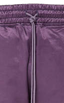Thumbnail for your product : Just Don Tearaway Striped Cotton-Blend Satin Track Pants