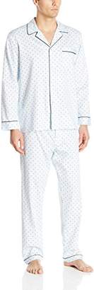 Majestic International Men's Twilight Blue Long-Sleeve Pajama Set