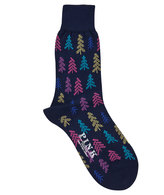 Thumbnail for your product : Thomas Pink Winter Tree Socks