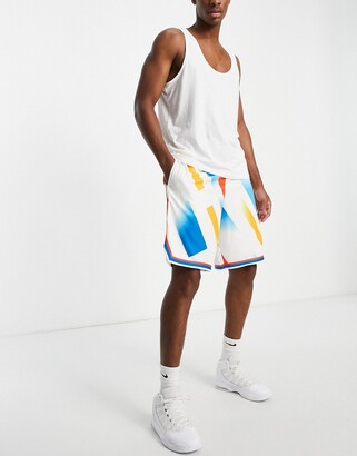 graphic basketball shorts