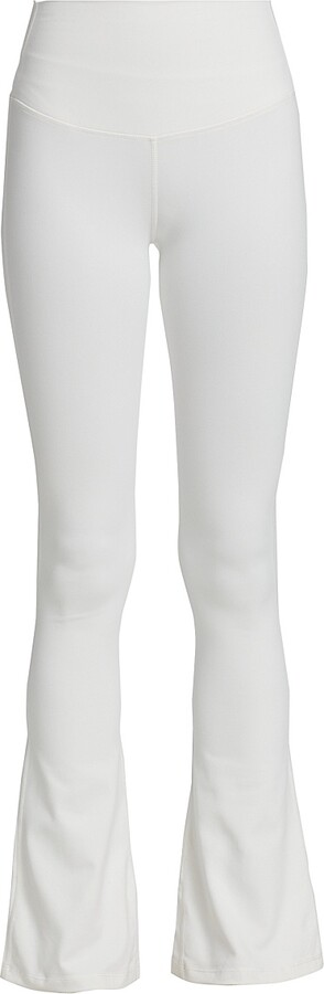 Splits59 Women's Raquel High-Waist Supplex Flare Pants - White - Size XS