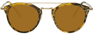 Oliver Peoples pour Alain Mikli Gold Remick Sunglasses