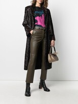 Thumbnail for your product : Simonetta Ravizza Frida animal print coat