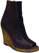 Thumbnail for your product : Damir Doma Blue Leather Sandals