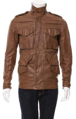 Rick Owens Leather Field Jacket