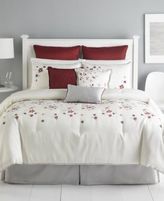 Thumbnail for your product : Martha Stewart Collection Cranberry Blossom 9 Piece Queen Comforter Set