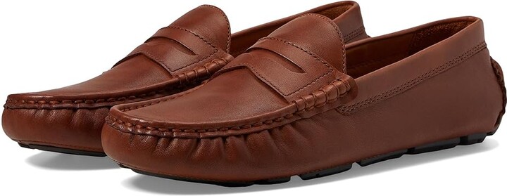 Polo Ralph Lauren Anders Penny Men's Shoes Brown : 10 D - Medium, Leather