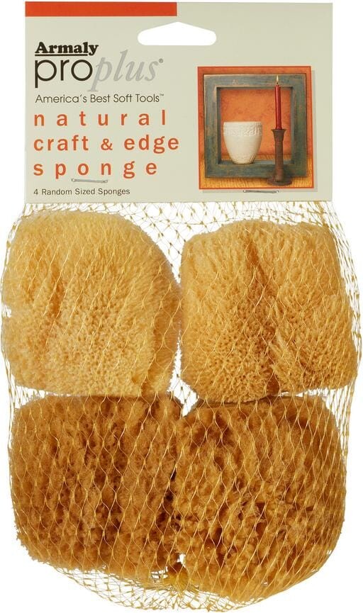 Armaly ProPlus Natural Craft and Finishing Sponge 4-Count (Case of 12)