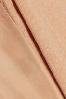 Thumbnail for your product : By Malene Birger Adovi Paneled Stretch-Jersey And Silk-Charmeuse Dress