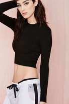 Thumbnail for your product : Nasty Gal Factory Geode Sweater - Black