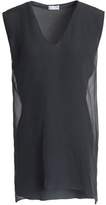 Thumbnail for your product : Brunello Cucinelli Silk-Organza Top