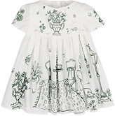 Thumbnail for your product : Dolce & Gabbana Outdoor-Garden-Print Poplin Dress-WHITE