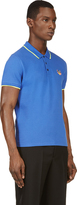 Thumbnail for your product : Kenzo Blue Embroidered Tiger Logo Polo