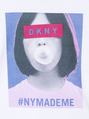 DKNY NY Made Me print T-shirt