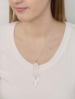 Thumbnail for your product : The Love Silver Collection Sterling Silver Large statement dreamcatcher necklace