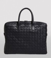 Thumbnail for your product : Bottega Veneta Leather Intrecciato Briefcase
