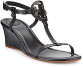 Thumbnail for your product : Tory Burch Miller Logo 60mm Wedge Sandals
