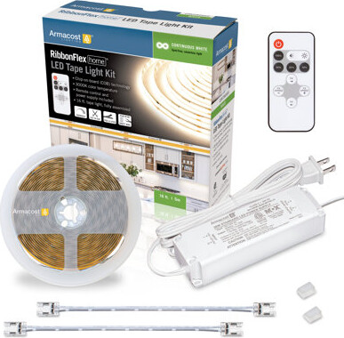 Armacost Lighting RibbonFlex Home 24V Continuous (COB) LED Strip Light Kit