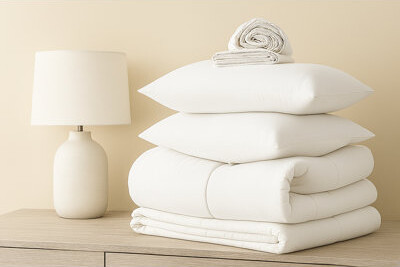 Shubozy Cozylux 7-piece White King Comforter Set – Hotel Luxury Bedding Set With All Season Quilted Comforter Sheets Pillowcases