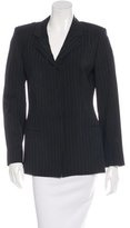 Thumbnail for your product : Piazza Sempione Virgin Wool Pinstripe Blazer