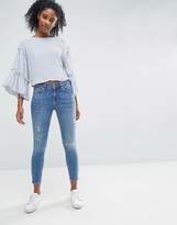 Thumbnail for your product : Oasis Distressed Cropped Skinny Jeans