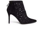 Thumbnail for your product : Nobrand Cutaway' suede and mesh booties