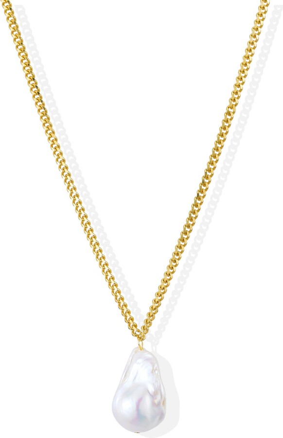 Lait & Lune Sicil Pearl Necklace - 18K Gold Vermeil