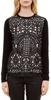 Thumbnail for your product : Ted Baker Lace-Front Sweater
