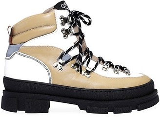 chunky platform hiking boots