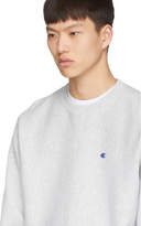 Thumbnail for your product : Champion Reverse Weave Grey Logo Sweatshirt