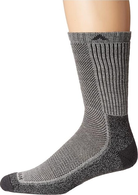 Wigwam Cool Lite Hiker Pro Crew Crew Cut Socks Shoes Grey/Charcoal : MD (US Men's Shoe 5-9.5 - Women's Shoe 6-10), Acrylic/Nylon/Polyester