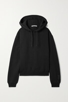 Thumbnail for your product : alexanderwang.t Cotton-blend Jersey Hoodie - Black