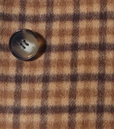 Thumbnail for your product : Nanushka Sira checked wool and silk coat