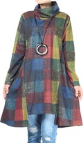 Thumbnail for your product : Vogstyle Women's New Fall/Winter Printed Long Sleeve Vintage Jersey Jumper Dress (M