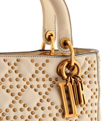 Christian Dior Supple Lady Bag Cannage Studded Lambskin Medium - Shopstyle