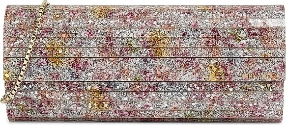 Jimmy Choo Women's Sweetie Floral Glitter Clutch