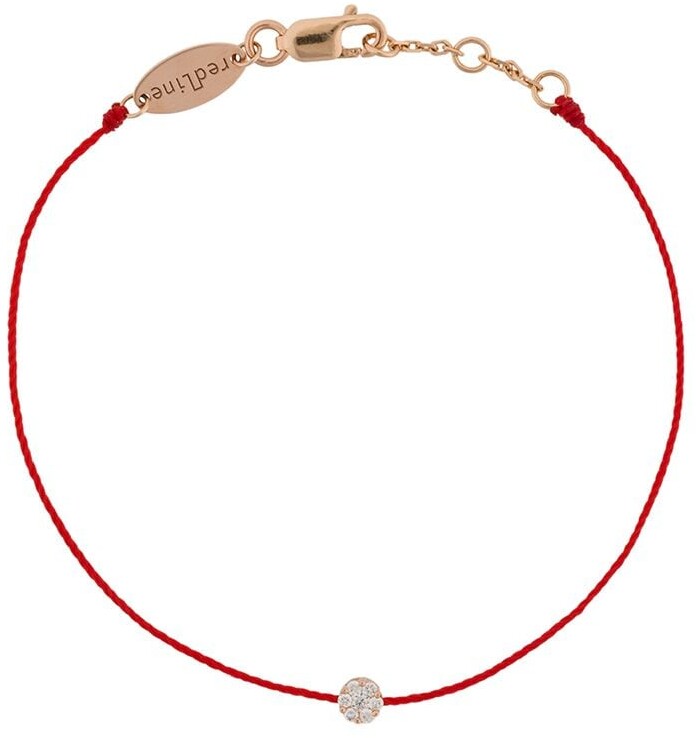Redline 18kt Rose Gold And Diamond String Bracelet - ShopStyle