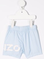 Thumbnail for your product : Kenzo Kids Logo-Print Swim Shorts