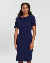 Thumbnail for your product : Dorothy Perkins Fold Neck Pencil Dress
