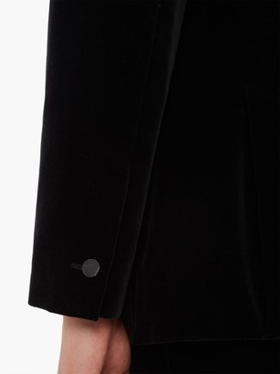 The Row Alec Single-breasted Cotton-velvet Tuxedo Suit - Black