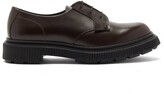 Thumbnail for your product : Adieu Chunky-sole Leather Derby Shoes - Dark Brown