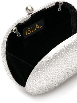 Isla Crystal-Embellished Clutch