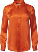 Thumbnail for your product : Equipment Long-Sleeved Silk Shirt