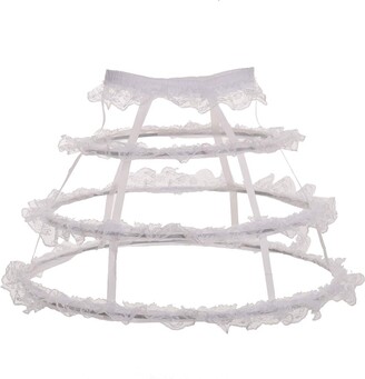 thumbnail image 2 of Sniff Rose Women's Mesh Cut-Out Bandeau Bodycon Dress Fishnet Lingerie 2 of 14